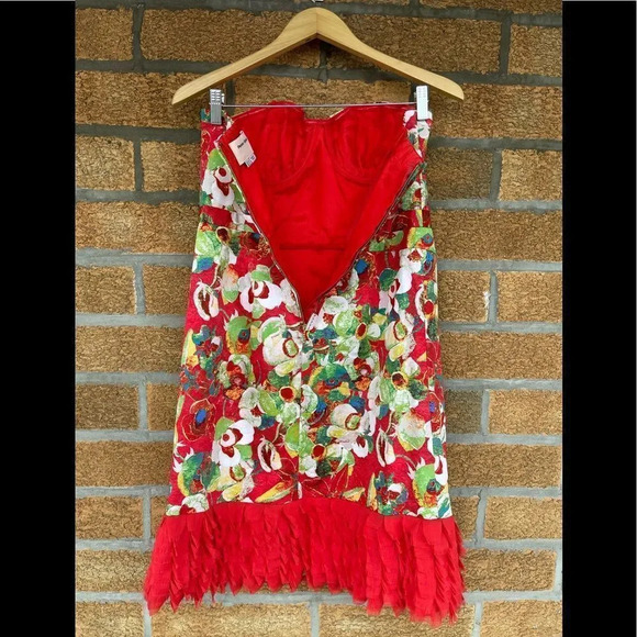 Peter Som for Anthropologie Luisa Poppy Dress size 12 - Picture 10 of 12